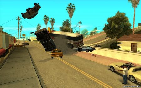 Стрельба машинами в GTA San Andreas — вышел один из самых веселых модов для игры Стрельба машинами в GTA San Andreas — вышел один из самых веселых модов для игры