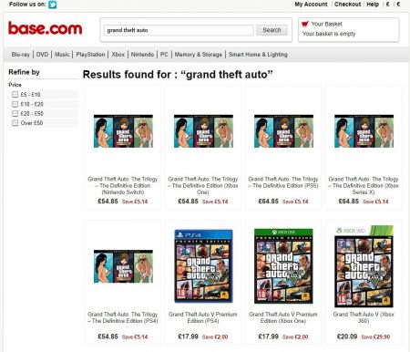 Интернет магазин назвал цены на Grand Theft Auto: The Trilogy — The Definitive Edition Интернет магазин назвал цены на Grand Theft Auto: The Trilogy — The Definitive Edition