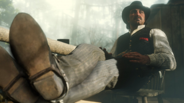 В Red Dead Redemption 2 нашли баг с упавшим с неба Датчем — EcoGamer В Red Dead Redemption 2 нашли баг с упавшим с неба Датчем