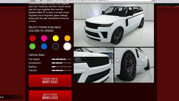 Gallivanter Baller ST — новый внедорожник можно купить в GTA Online Gallivanter Baller ST — новый внедорожник можно купить в GTA Online