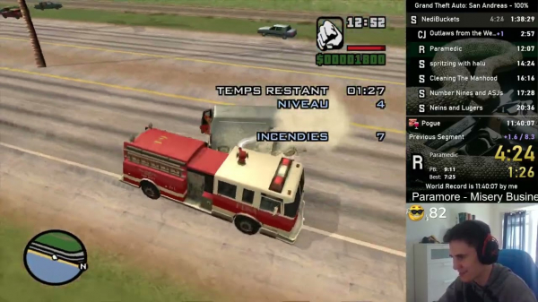 Спидранер установил мировой рекорд по прохождению GTA San Andreas Спидранер установил мировой рекорд по прохождению GTA San Andreas