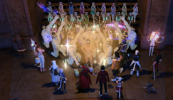 Вход на ролевой сервер Final Fantasy XIV перекрыли кошкодевочками и гигантами — EcoGamer Вход на ролевой сервер Final Fantasy XIV перекрыли кошкодевочками и гигантами