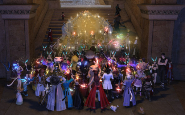 Вход на ролевой сервер Final Fantasy XIV перекрыли кошкодевочками и гигантами — EcoGamer Вход на ролевой сервер Final Fantasy XIV перекрыли кошкодевочками и гигантами — EcoGamer