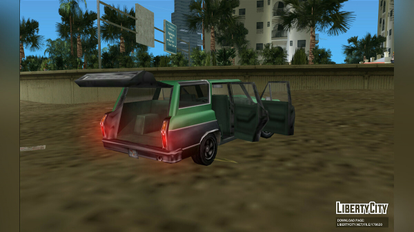 Моддер добавляет в GTA Vice City авто в стиле игры Моддер добавляет в GTA Vice City авто в стиле игры