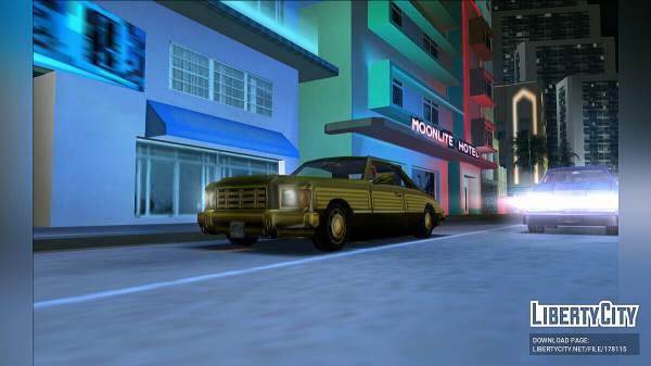 Моддер добавляет в GTA Vice City авто в стиле игры Моддер добавляет в GTA Vice City авто в стиле игры