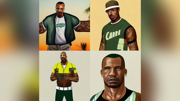 Нейросеть рисует героев GTA, Red Dead Redemption и Bully по описанию Нейросеть рисует героев GTA, Red Dead Redemption и Bully по описанию