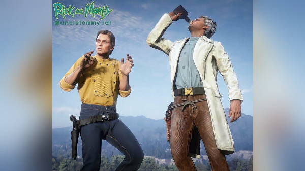 Волан-де-Морт, Джокер и Бейн — лучшие косплеи в Red Dead Online Волан-де-Морт, Джокер и Бейн — лучшие косплеи в Red Dead Online