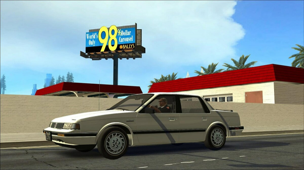 Мод добавляет вывески магазинов Лос-Анджелеса 90-х в GTA San Andreas Мод добавляет вывески магазинов Лос-Анджелеса 90-х в GTA San Andreas