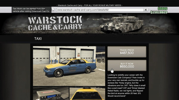 В GTA Online добавили работу в такси В GTA Online добавили работу в такси