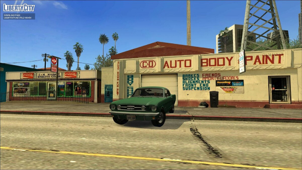 Мод добавляет вывески магазинов Лос-Анджелеса 90-х в GTA San Andreas Мод добавляет вывески магазинов Лос-Анджелеса 90-х в GTA San Andreas