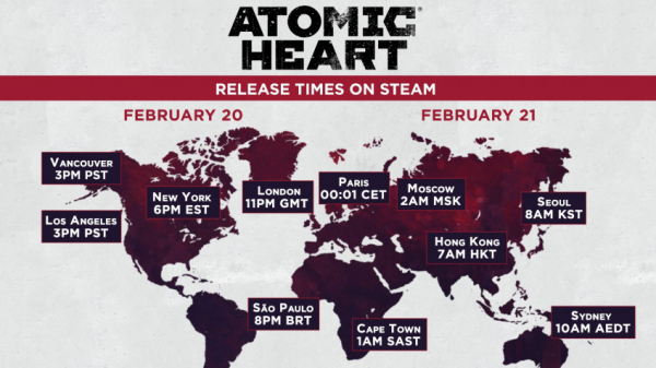 Назвали точное время релиза Atomic Heart — EcoGamer Назвали точное время релиза Atomic Heart — EcoGamer