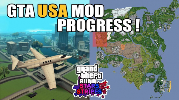 В мод GTA Stars and Stripes добавили новый город и сельскую местность В мод GTA Stars and Stripes добавили новый город и сельскую местность