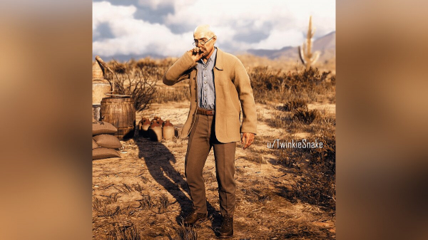 В Red Dead Redemption 2 воссоздали Уолтера из сериала «Во все тяжкие» В Red Dead Redemption 2 воссоздали Уолтера из сериала «Во все тяжкие»