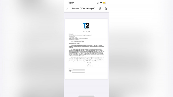 Слух: Take-Two потребовала передать права на домен GTA6.com до 26 октября Слух: Take-Two потребовала передать права на домен GTA6.com до 26 октября
