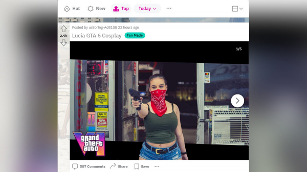 Девушка закосплеила Люсию из GTA 6 и попала в топ на Reddit Девушка закосплеила Люсию из GTA 6 и попала в топ на Reddit