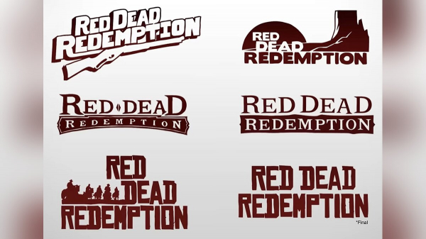Показаны ранние версии логотипа Red Dead Redemption 2010 года Показаны ранние версии логотипа Red Dead Redemption 2010 года