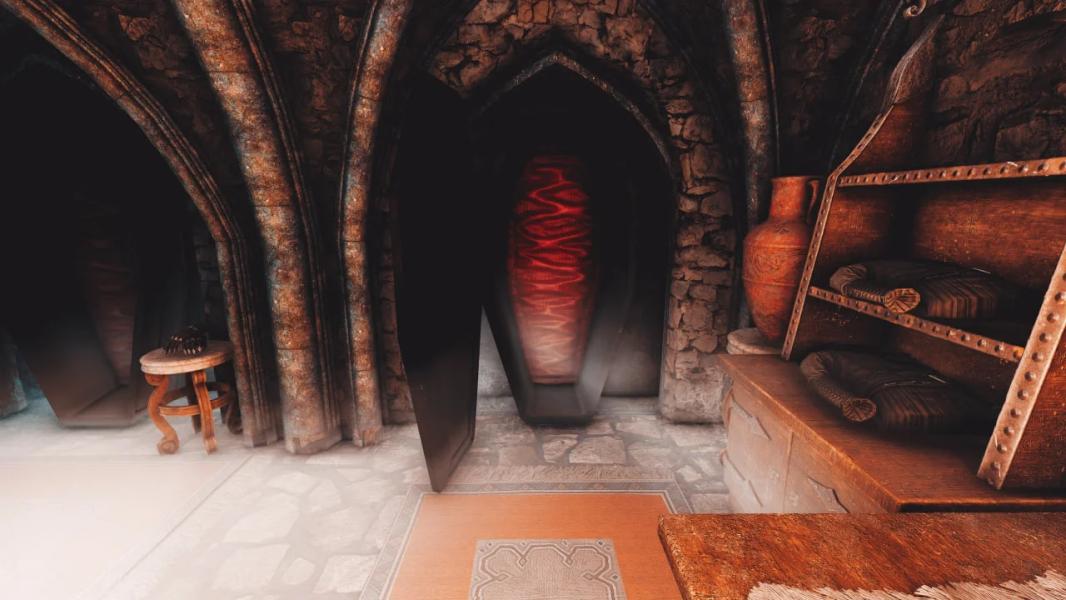 Фанат добавил в Skyrim «комфортабельные гробы» для вампиров и не только Фанат добавил в Skyrim «комфортабельные гробы» для вампиров и не только