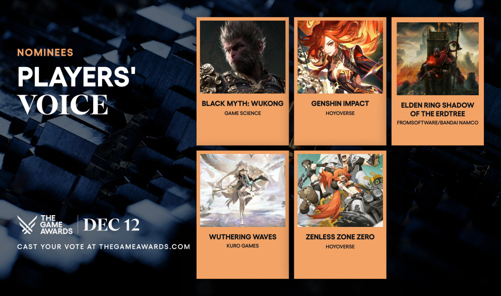 На Game Awards стартовала новая фаза геймерского голосования На Game Awards стартовала новая фаза геймерского голосования