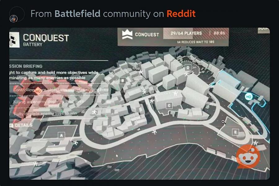 Утечки раскрыли новую карту Battery в следующей Battlefield Утечки раскрыли новую карту Battery в следующей Battlefield