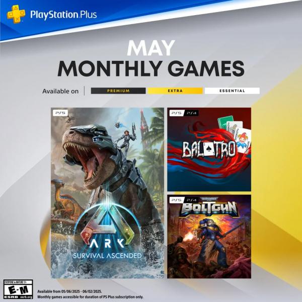 Balatro, Warhammer 40K: Boltgun и ARK: Survival Ascended войдут в майскую подборку PS Plus Balatro, Warhammer 40K: Boltgun и ARK: Survival Ascended войдут в майскую подборку PS Plus