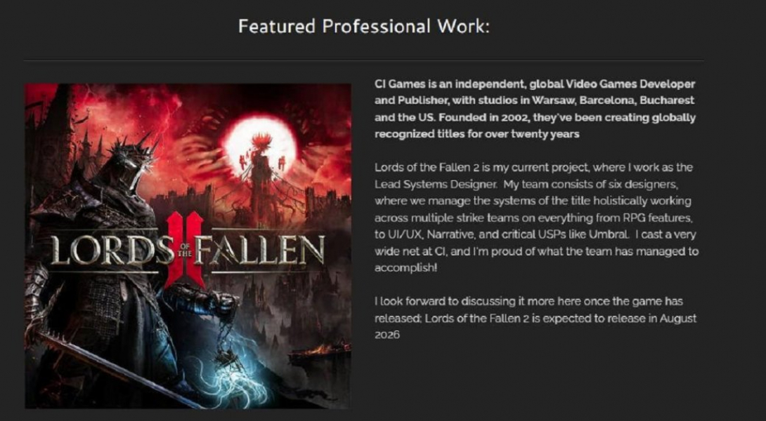 Разработчик Lords of the Fallen 2 мог раскрыть месяц релиза игры Галерея Разработчик Lords of the Fallen 2 мог раскрыть месяц релиза игры - 2 фото